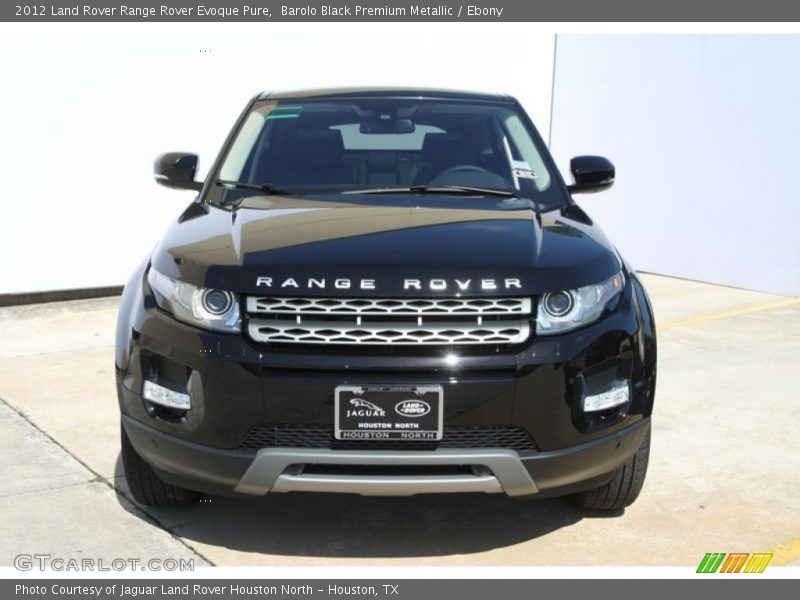 Barolo Black Premium Metallic / Ebony 2012 Land Rover Range Rover Evoque Pure