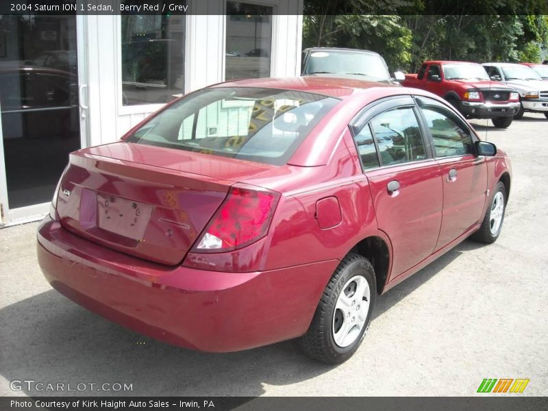 Berry Red / Grey 2004 Saturn ION 1 Sedan