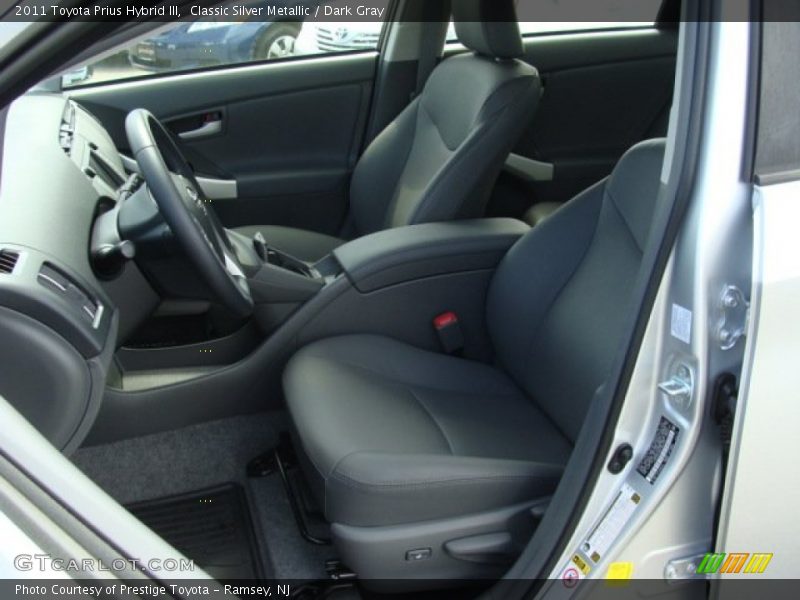Classic Silver Metallic / Dark Gray 2011 Toyota Prius Hybrid III