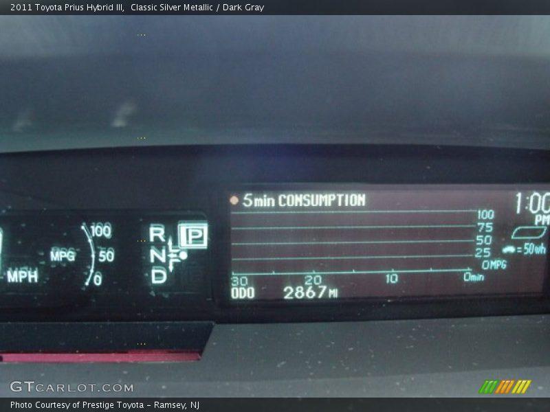 Classic Silver Metallic / Dark Gray 2011 Toyota Prius Hybrid III