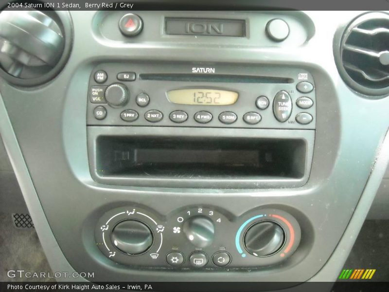 Berry Red / Grey 2004 Saturn ION 1 Sedan