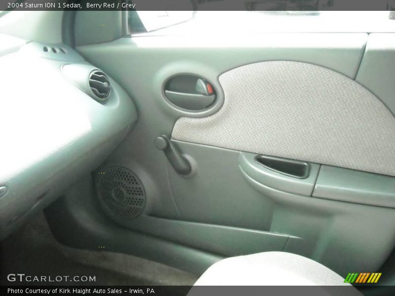 Berry Red / Grey 2004 Saturn ION 1 Sedan