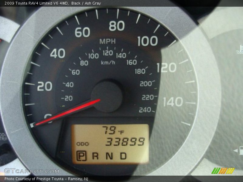 Black / Ash Gray 2009 Toyota RAV4 Limited V6 4WD