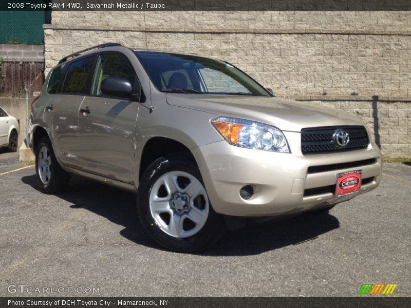 Savannah Metallic / Taupe 2008 Toyota RAV4 4WD