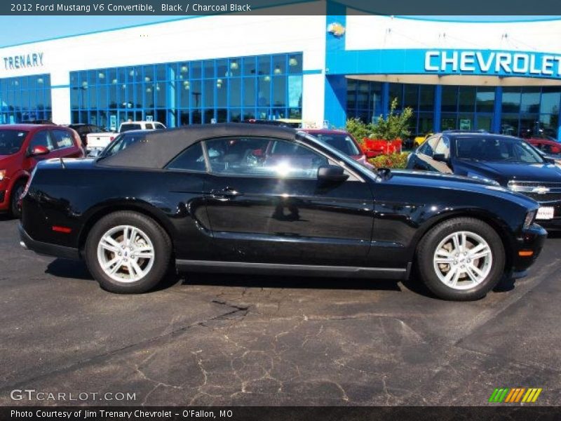 Black / Charcoal Black 2012 Ford Mustang V6 Convertible