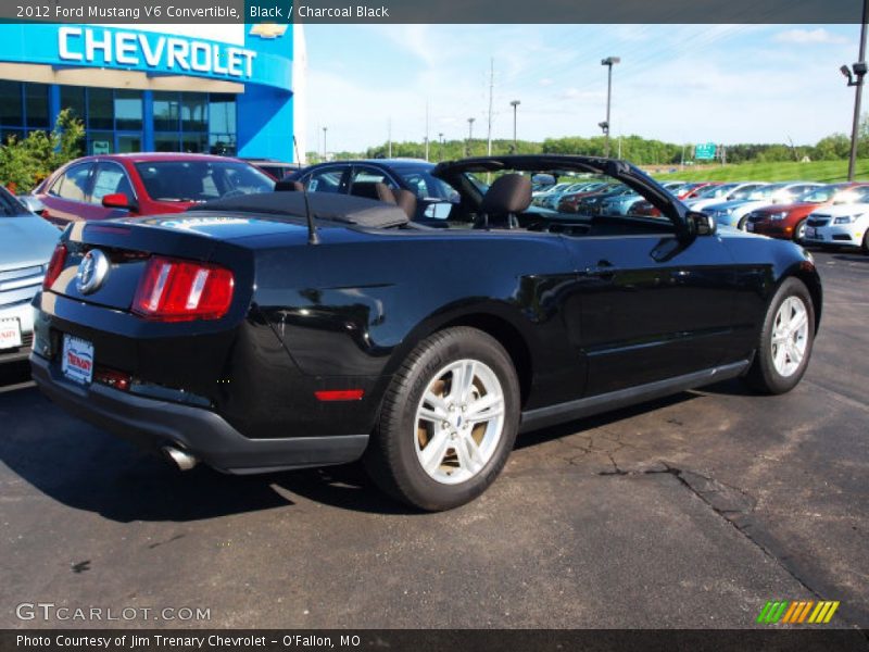 Black / Charcoal Black 2012 Ford Mustang V6 Convertible