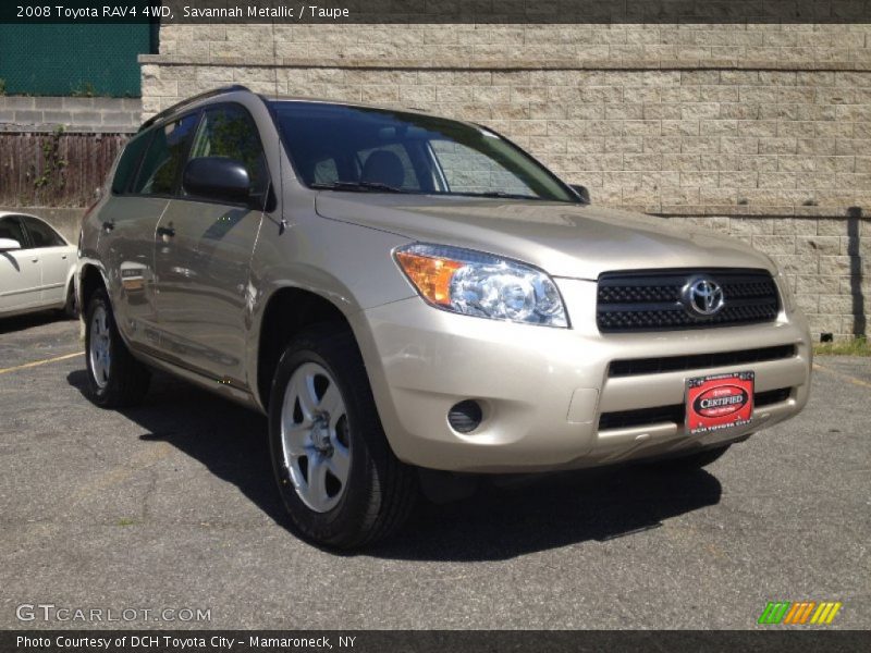 Savannah Metallic / Taupe 2008 Toyota RAV4 4WD