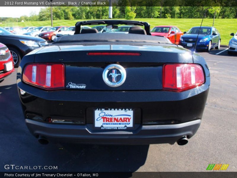Black / Charcoal Black 2012 Ford Mustang V6 Convertible