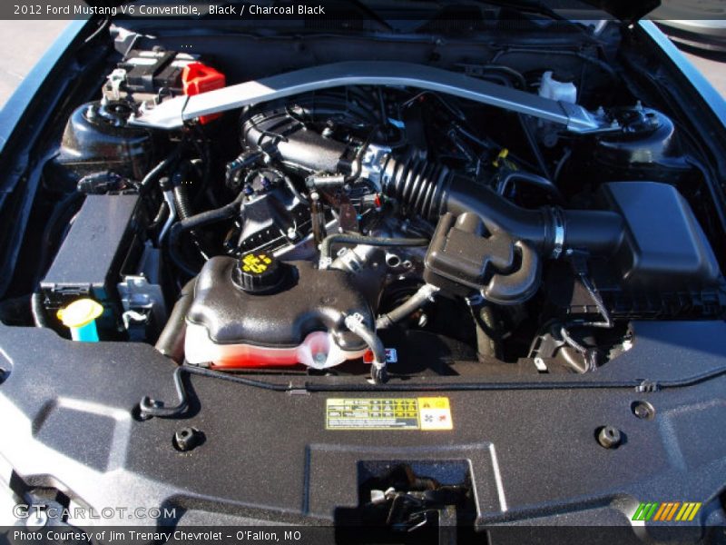 Black / Charcoal Black 2012 Ford Mustang V6 Convertible