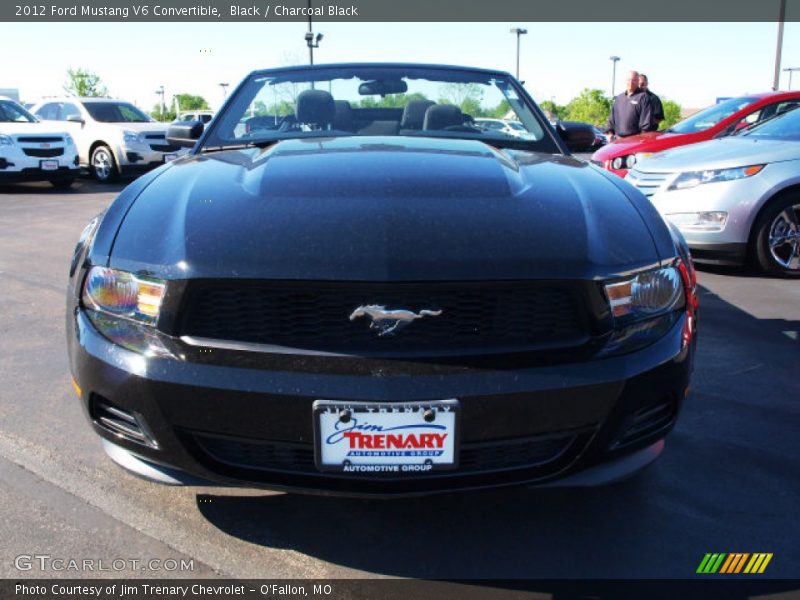 Black / Charcoal Black 2012 Ford Mustang V6 Convertible