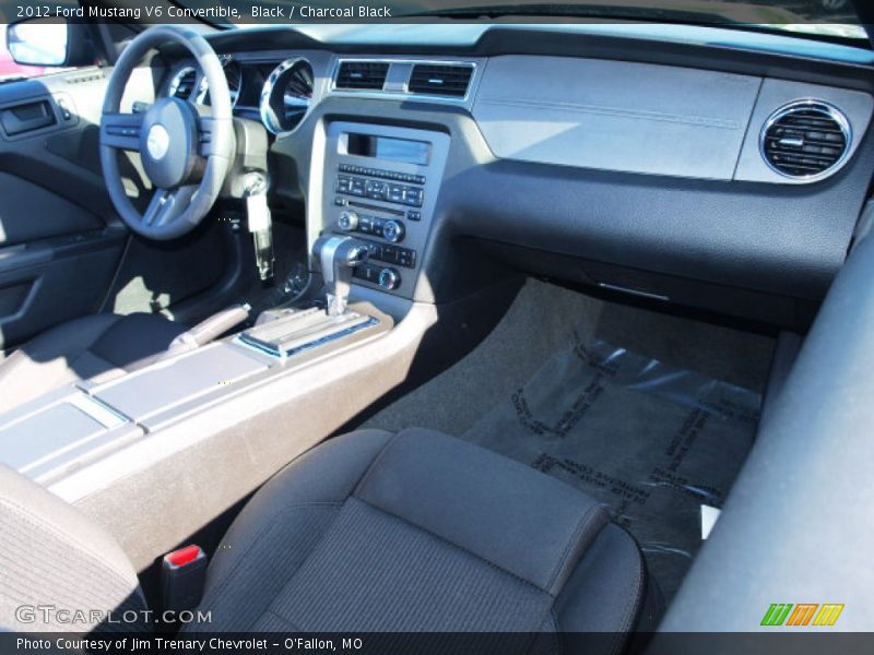 Black / Charcoal Black 2012 Ford Mustang V6 Convertible