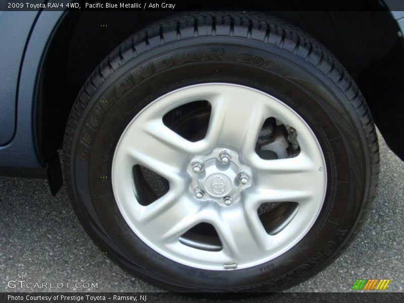 Pacific Blue Metallic / Ash Gray 2009 Toyota RAV4 4WD