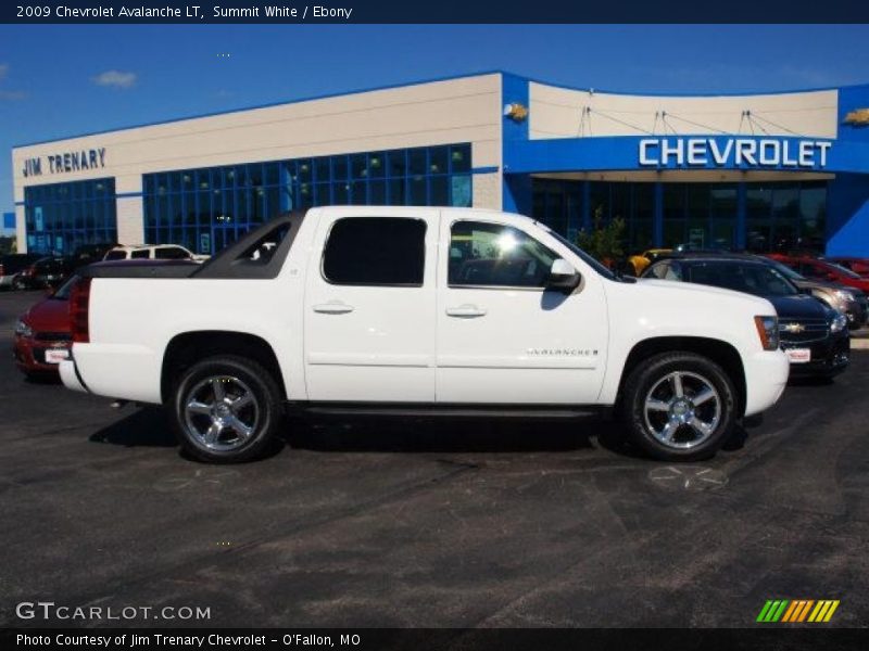 Summit White / Ebony 2009 Chevrolet Avalanche LT