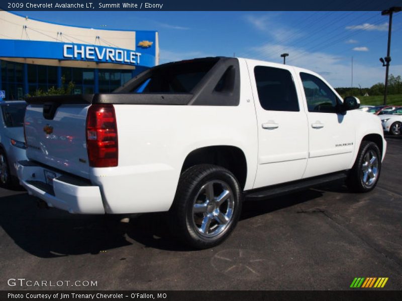 Summit White / Ebony 2009 Chevrolet Avalanche LT