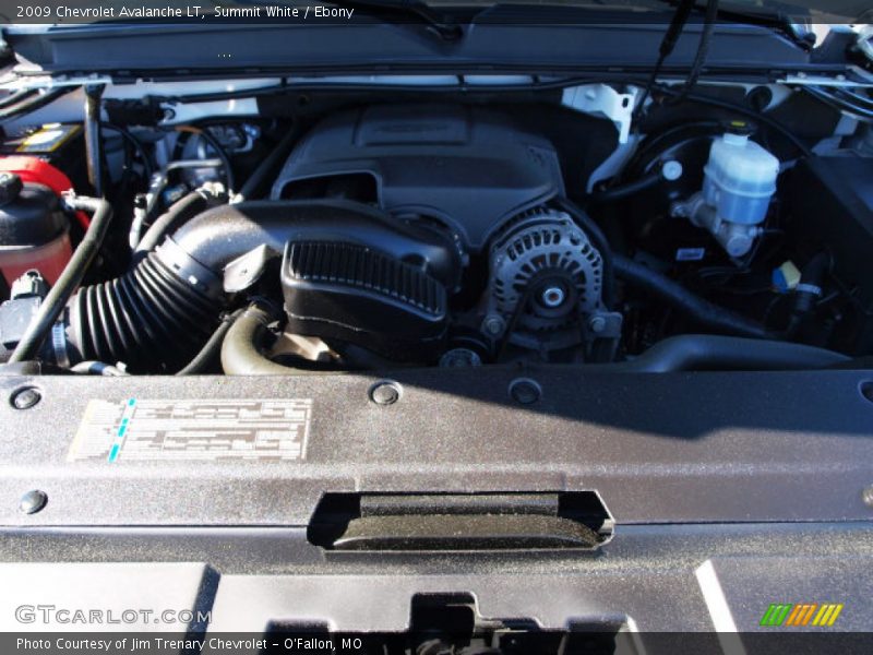 Summit White / Ebony 2009 Chevrolet Avalanche LT