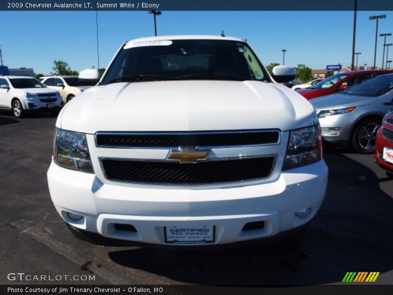Summit White / Ebony 2009 Chevrolet Avalanche LT