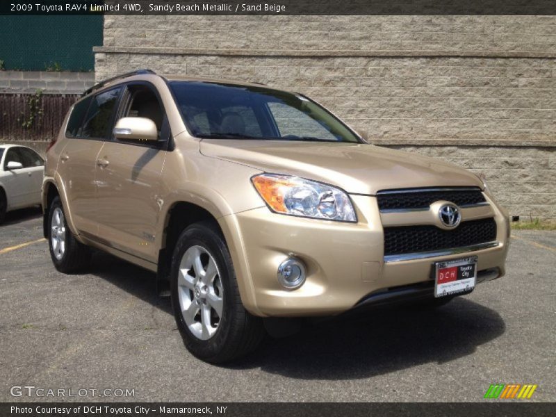 Sandy Beach Metallic / Sand Beige 2009 Toyota RAV4 Limited 4WD