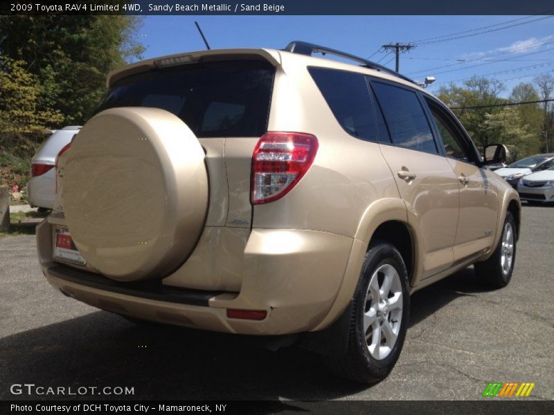 Sandy Beach Metallic / Sand Beige 2009 Toyota RAV4 Limited 4WD