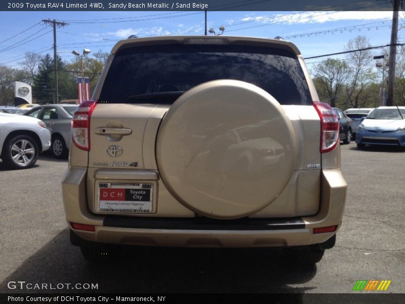 Sandy Beach Metallic / Sand Beige 2009 Toyota RAV4 Limited 4WD