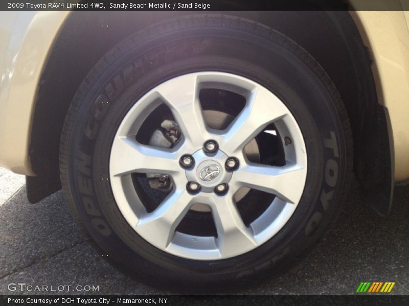 Sandy Beach Metallic / Sand Beige 2009 Toyota RAV4 Limited 4WD