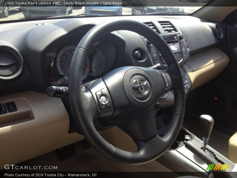 Sandy Beach Metallic / Sand Beige 2009 Toyota RAV4 Limited 4WD