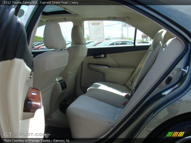 Cypress Green Pearl / Ivory 2012 Toyota Camry XLE