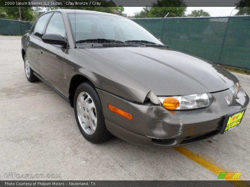 Gray Bronze / Gray 2000 Saturn S Series SL2 Sedan