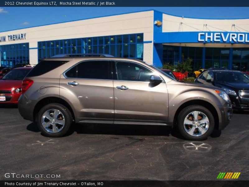 Mocha Steel Metallic / Jet Black 2012 Chevrolet Equinox LTZ