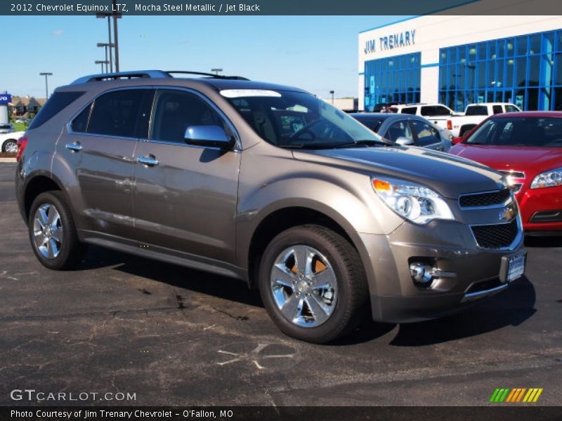 Mocha Steel Metallic / Jet Black 2012 Chevrolet Equinox LTZ