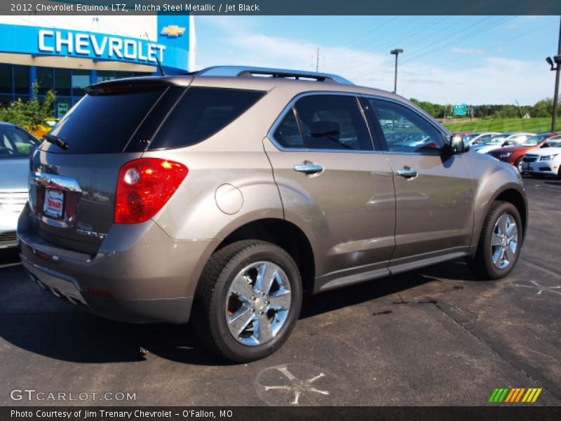 Mocha Steel Metallic / Jet Black 2012 Chevrolet Equinox LTZ