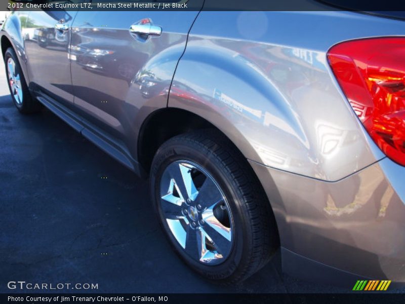 Mocha Steel Metallic / Jet Black 2012 Chevrolet Equinox LTZ
