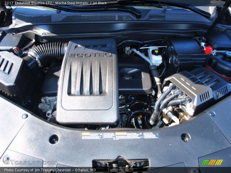 Mocha Steel Metallic / Jet Black 2012 Chevrolet Equinox LTZ