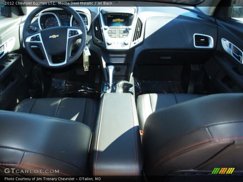 Mocha Steel Metallic / Jet Black 2012 Chevrolet Equinox LTZ