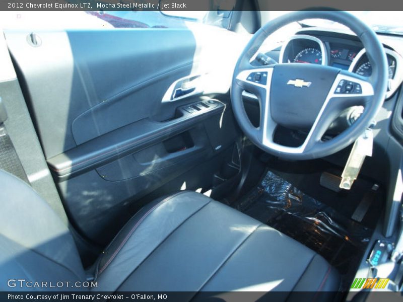 Mocha Steel Metallic / Jet Black 2012 Chevrolet Equinox LTZ