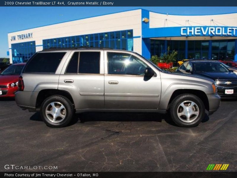Graystone Metallic / Ebony 2009 Chevrolet TrailBlazer LT 4x4