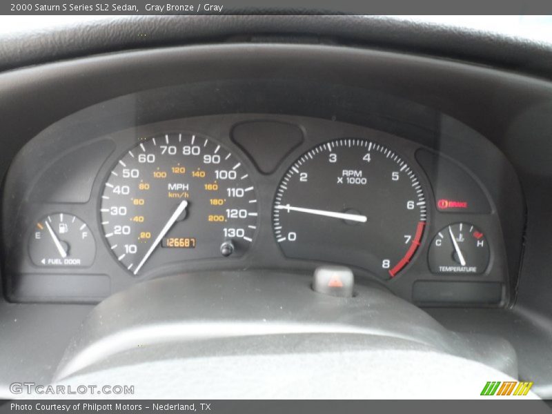 Gray Bronze / Gray 2000 Saturn S Series SL2 Sedan