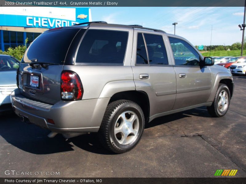 Graystone Metallic / Ebony 2009 Chevrolet TrailBlazer LT 4x4