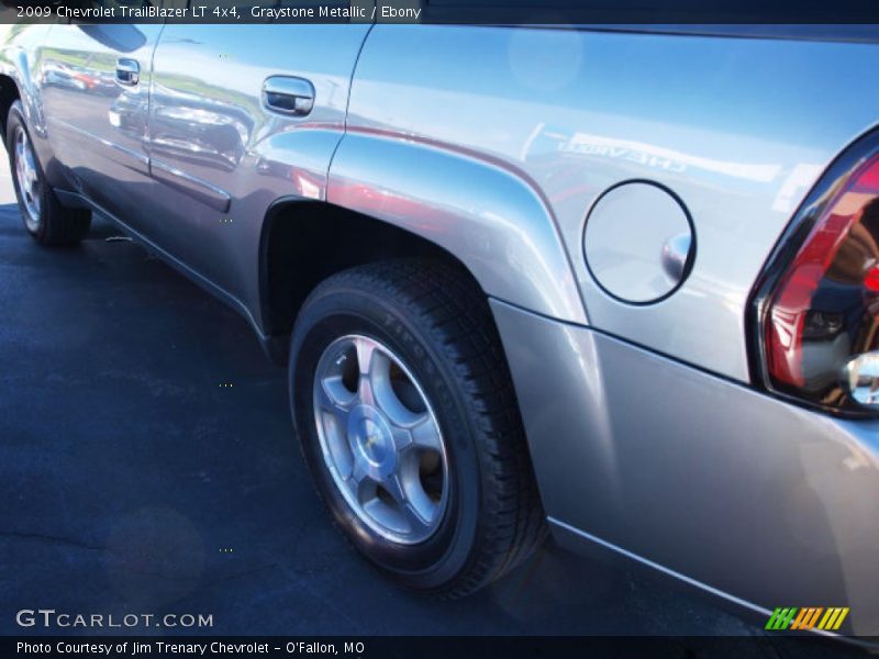 Graystone Metallic / Ebony 2009 Chevrolet TrailBlazer LT 4x4