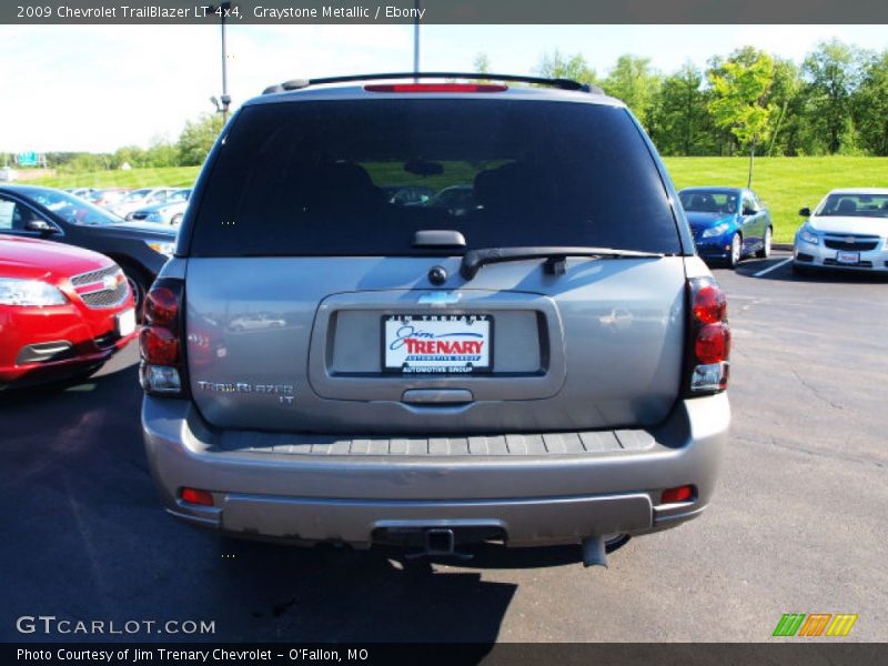 Graystone Metallic / Ebony 2009 Chevrolet TrailBlazer LT 4x4