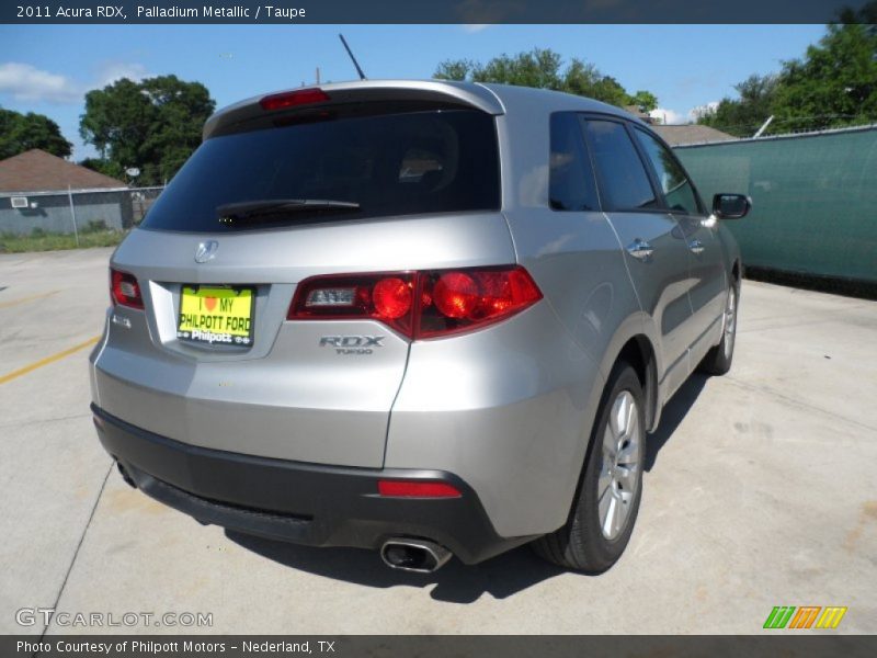 Palladium Metallic / Taupe 2011 Acura RDX