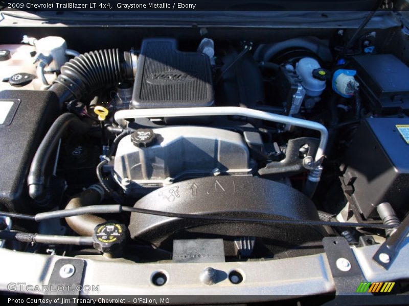 Graystone Metallic / Ebony 2009 Chevrolet TrailBlazer LT 4x4