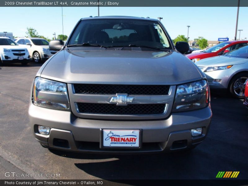 Graystone Metallic / Ebony 2009 Chevrolet TrailBlazer LT 4x4