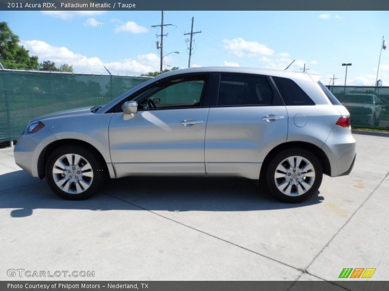 Palladium Metallic / Taupe 2011 Acura RDX