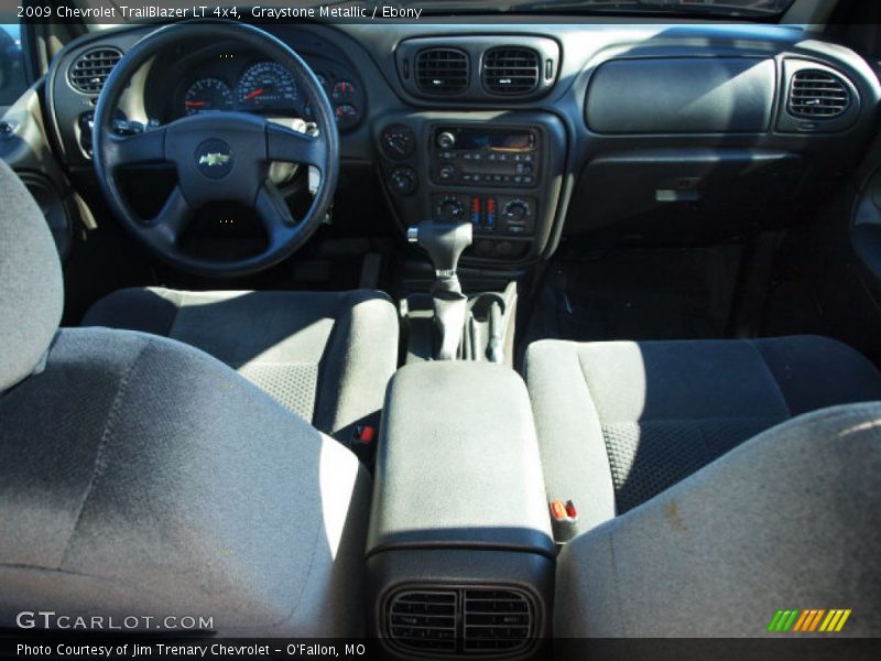 Graystone Metallic / Ebony 2009 Chevrolet TrailBlazer LT 4x4
