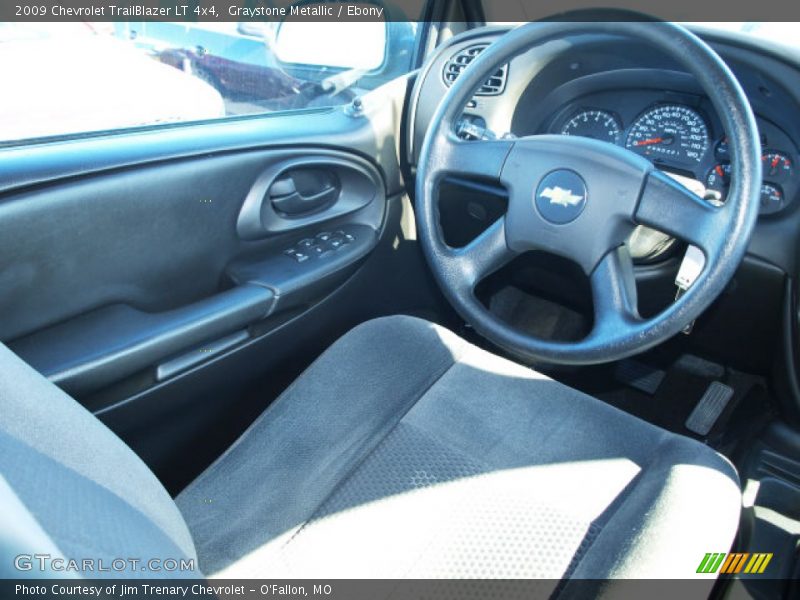 Graystone Metallic / Ebony 2009 Chevrolet TrailBlazer LT 4x4