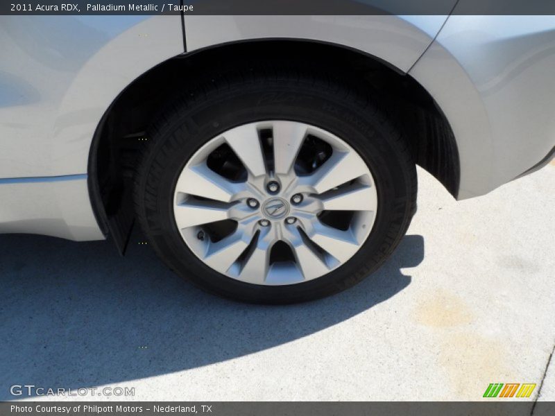 Palladium Metallic / Taupe 2011 Acura RDX