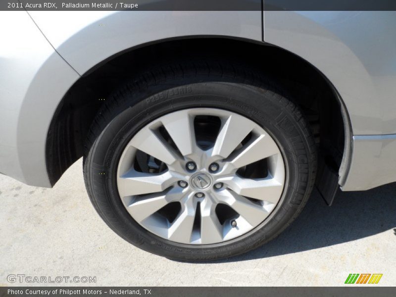 Palladium Metallic / Taupe 2011 Acura RDX
