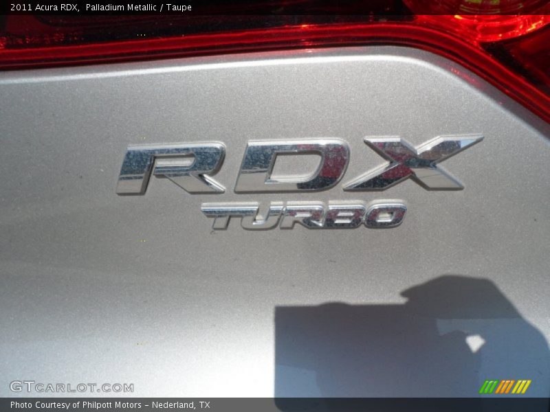 Palladium Metallic / Taupe 2011 Acura RDX