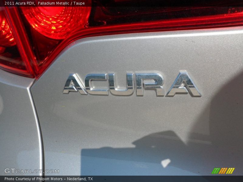 Palladium Metallic / Taupe 2011 Acura RDX