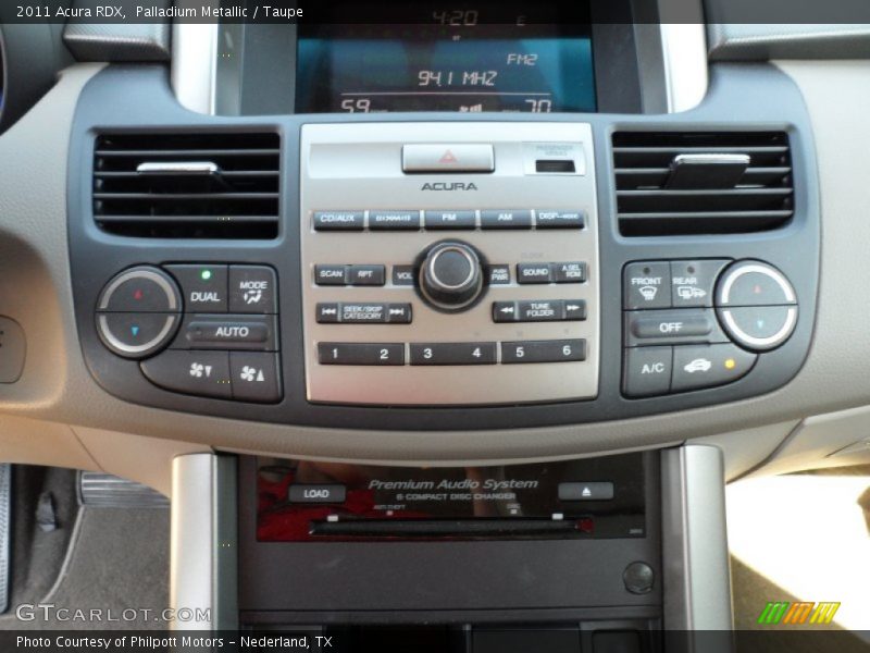 Palladium Metallic / Taupe 2011 Acura RDX
